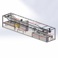 Nouvel équipement d'abattage de poulet 300-1000BPH chambre froide avec composants de moteur de roulement de moteur essentiels
