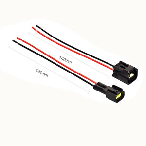 OEM grosir kustom rakitan kawat otomotif 2P putih hitam konektor otomatis FW-C-2F-B FW-C-2M-B - Product Image 3