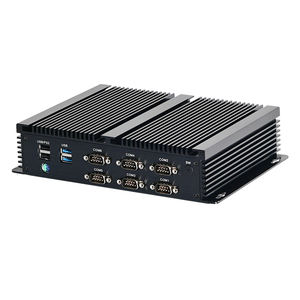 Industriale sin ventilador <span class=keywords><strong>PC</strong></span> soporte 6*6 * RS232 RS485 2 * Gigabit Ethernet DDR4 M.2 SSD PS/2 HD SIM 4G de grado Industrial Minipc - Product Image 1