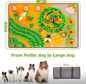 Alfombra Interactiva para Perros, Alfombra de Alimentación Lenta para Cachorros, Alfombra para Premios para Perros, Alivia el Estrés, Estimula la Búsqueda Natural de Alimentos - Product Image 3