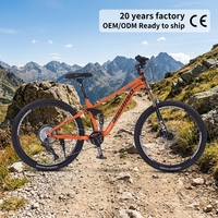 Factory in Stock 27.5 29 Inch Aluminum 11 Speed <strong>Downhill</strong> Full Suspension Mountain Bike MTB Bicicleta De Montana Cycle for Man