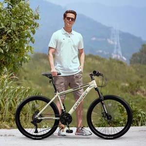 Vélo de montagne Forever 27,5 pouces, cadre en aluminium, fourche à suspension, vélo unisexe pour adultes - Product Image 2