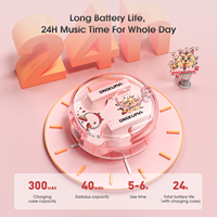 Oreillettes sans fil 2022 T301, nouveau Design, écouteurs intra-auriculaires transparents en cristal, rose pour filles, TWS, fabricant chinois, Offre Spéciale