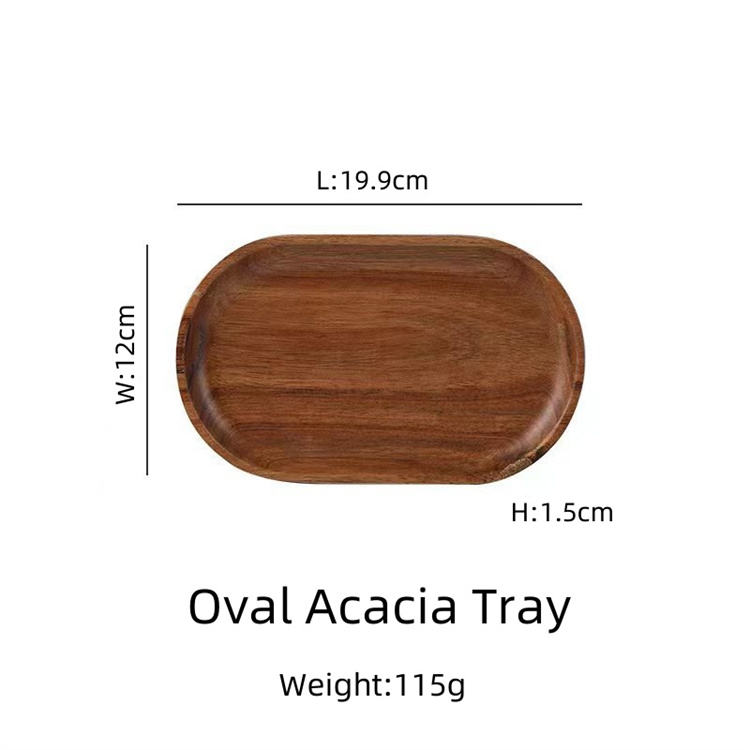 Oval Acacia Tray