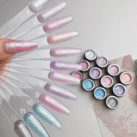 Gel de construction Hema Free Shark Yarn en gros, échantillon gratuit, gel UV scintillant pour extension d'ongles, pour salon de manucure et manucure DIY