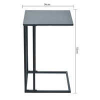 Mesa de té de hierro de metal de moda
