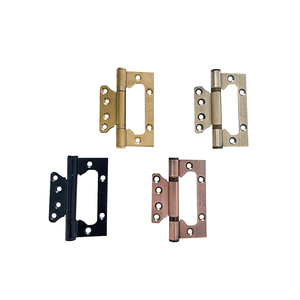 Charnière papillon à roulement à billes en acier inoxydable pour porte intérieure en bois 2 charnières à bout affleurantes pour porte pivotante de 4 pouces - Product Image 2