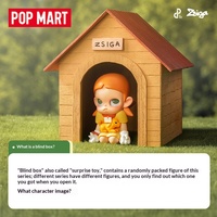 Figurines POPMART Zsiga en ABS et PVC, thème fantastique et science-fiction, échelle 1/144, boîte surprise, jouets mignons, cadeaux, emballage original, unisexe, âges 5-7 ans