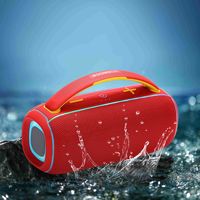 Subwoofer portable haute puissance pour enceinte avec entrées TWS USB et AUX, étanche IPX6, double diaphragme et éclairage RGB