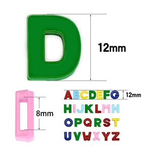 Nuovo Bracciale da Uomo da 8mm Serie Colorata con Grandi Bracciali Smaltati e Lettere Scorrevoli, Bracciale con Ciondoli a Cuore e Nome - Product Image 4