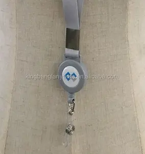OEM Full Color Thermal Transfer Sublimation Printing Customizable Lanyards With Retractable Badge Clip