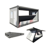Maison conteneur moderne pliable de type Z en acier galvanisé JJM - Maison portable, café, villa, hôtel, boutique, bureau, bâtiment