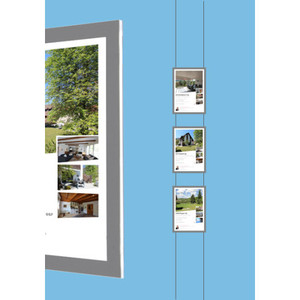 Display LED per vetrina MULTI® - 3 x DIN A4 - Product Image 1