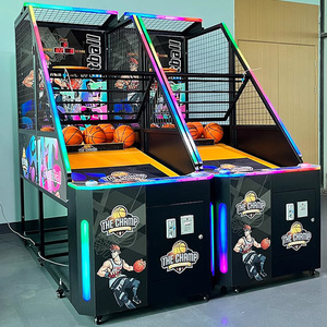 Gioco di Basket Elettronico a Gettoni con Punteggio <span class=keywords><strong>per</strong></span> <span class=keywords><strong>Adulti</strong></span> e Bambini, Macchina da Gioco Commerciale di Lusso Pieghevole - Product Image 4