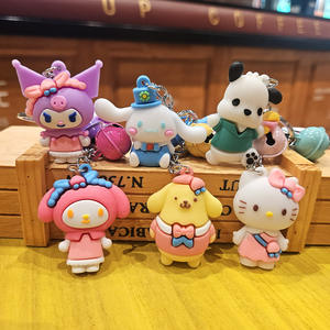 Produttore all'ingrosso <span class=keywords><strong>HelloKitty</strong></span> portachiavi bambola bambola cartone animato bambola piccolo regalo portachiavi - Product Image 1