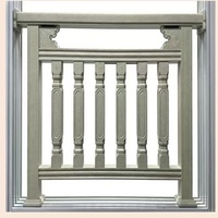 Rampe de balcon, balustrade d'escalier, clôture de villa, main courante de terrasse en alliage d'aluminium thermolaqué, moderne, écologique et sur mesure