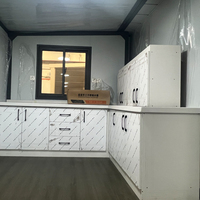 Casa Contenedor Expandible de Acero, Doble Ala, Resistente a Huracanes, Garantía de 5 Años, Apartamento Tipo Granny Flat de 40 Pies, 5 Dormitorios, Diseño Moderno