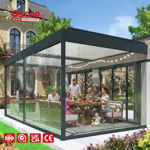 Pérgola Motorizada Impermeable de Aluminio para Todas las Estaciones, Ideal para Spa, Jacuzzi, Uso en Exteriores Durante Todo el Año, Junto a la <span class=keywords><strong>Piscina</strong></span> - Product Image 1