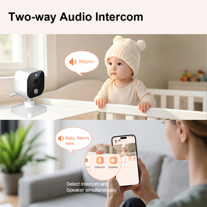Nouveau Moniteur Bébé Intelligent WiFi 2026 avec Alarme de Pleurs, Vision Nocturne 720P, Étanche IP65, Application BBM et Audio Bidirectionnel CCTV - Product Image 4