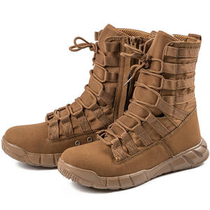 Moda uomo donna resistente nero marrone chiaro verde alto con cerniera per stivali tattici <span class=keywords><strong>scarpe</strong></span> <span class=keywords><strong>da</strong></span> allenamento in Nylon per <span class=keywords><strong>Trekking</strong></span> alpinistico all'aperto - Product Image 4
