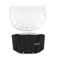Baignoire à glace pliable portable avec refroidisseur et filtre à double vanne, nouveau design 2026