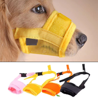 Verstellbarer Hunde-Maulkorb Anti-Bell Anti-Biss Atmungsaktives Netz Maßgeschneidertes Hundetraining mit Ton/Beep und Vibration für Spaziergänge und Fellpflege
