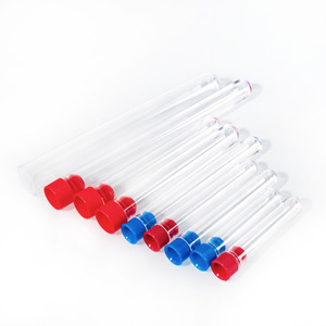 YINYUEBIO <b>Plastic</b> Test <b>Tubes</b> 12x75 15x100 16x150 Mm Transparent Rigid Sampling <b>Tubes</b> For Laboratory Use - Product Image 1