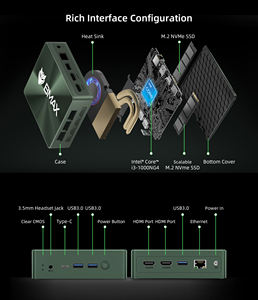 Mini PC <span class=keywords><strong>BMAX</strong></span> B6 Plus 12GB+512GB SSD Intel Core I3-1000NG4 Win11 Supporta Gaming HD-MI/RJ45 Vendita all'Ingrosso Dropshipping US Nuovo DDR3 - Product Image 5