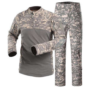 Traje de Camuflaje de Manga Larga para Entrenamiento Táctico al Aire Libre para Hombre, Ropa de Entrenamiento Holgada Resistente al Desgaste - Product Image 6
