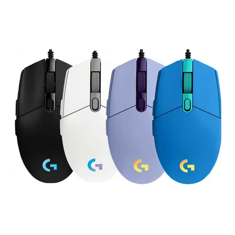 Grosir Mouse G102 G203 RGB Mouse optik Mouse Gaming berkabel