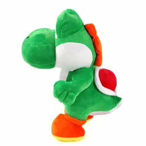 Peluche de Supermario Yoshi, dragón verde sentado o de pie, peluche de juguete, venta al por mayor