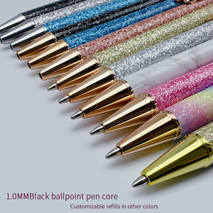 SEAPEN buen aspecto brillante cristal Metal bolígrafo con fuerte tacto puede personalizar logotipos