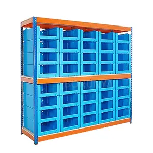 Factory Supply Corrugated Pp Stackable Correx Plastic Warehouse Storage Shelf Picking Bins
