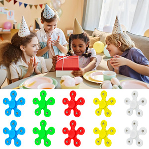 Con quay ngón tay năm hạt con quay ngón tay xoắn ốc 5 Con Quay 5 Con quay hình ngũ giác bi thép hình ngũ giác đồ chơi ngón tay xoắn ốc - Product Image 4