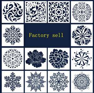 Plantillas Navideñas Reutilizables de Plástico para Manualidades, Dibujo, Pintura, Aerosol, Ventanas, Vidrio, Puertas, Madera, Diario - Product Image 3