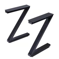 Pieds de table ronds en métal de qualité supérieure, pour table de salle à manger moderne, de style industriel lourd et luxueux.