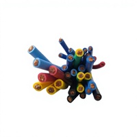 Câble électrique monoconducteur certifié CE BS, isolé PVC, 450/750V, fil de cuivre rond pour la distribution d'énergie en bâtiment
