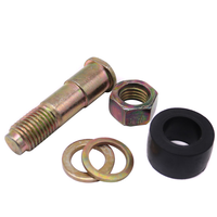 Boulon de raccordement à vis en acier, prix fabricant, boîtier complet, élastique en caoutchouc, finition galvanisée, couleur dorée, pour transmission