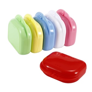 Colorful Eco-friendly Orthodontic Dental Denture <b>Bath</b> Box Mirror Home Use Multi-purpose Teeth Whitening Accessories Denture Bur - Product Image 1