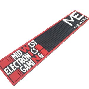 Branded Silicone PVC <b>Pub</b> Mat Rubber Bar Runner Beer Spill Pad Rail Mat Drip Tray Non Slip Service Mat <b>Table</b> Coaster Placemat Pad - Product Image 6