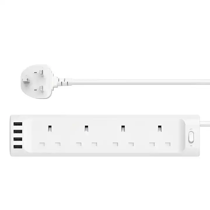 Hoge Kwaliteit Multi-Socket Stopcontacten Universele 4 Usb Poorten Multi Plug Power Adapters