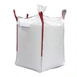 Hot Sale 1 Ton 1000KG Jumbo Bag Big Bag Super Sack With Flat Bottom Discharge FIBC Bulk Bag