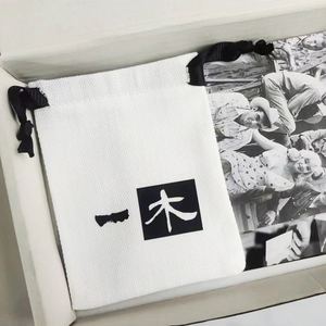 Bán buôn biểu tượng tùy chỉnh sinh thái tái sử dụng Muslin ủng hộ Quà Tặng vải bao bì POUCH có thể tái chế Hữu Cơ bông dây kéo túi bụi - Product Image 5