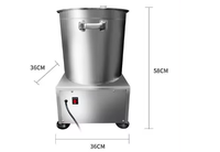 Machine industrielle de déshuilage d'huile alimentaire frite en acier inoxydable Machine de déshydratation et de déshuilage de croustilles