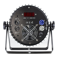 Projecteur de lumière, 4 pièces en 1, éclairage LED RGBWA 18x15W en alliage d'aluminium DMX 512 pour DJ et scène