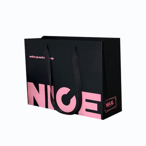 Sac cadeau en papier de luxe imprimé avec logo personnalisé, sac de transport avec votre propre logo, sac de shopping pour vêtements, vêtements pour hommes et femmes - Product Image 2