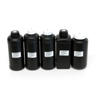 Encre d'imprimante UV industrielle flexible C M Y K 1L pour impression UV commerciale avec sortie de couleurs vives