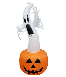 Halloween Decoration 2024 Factory Price Outdoor Lighting Air Blown Haunted Halloween Inflatable For Halloween
