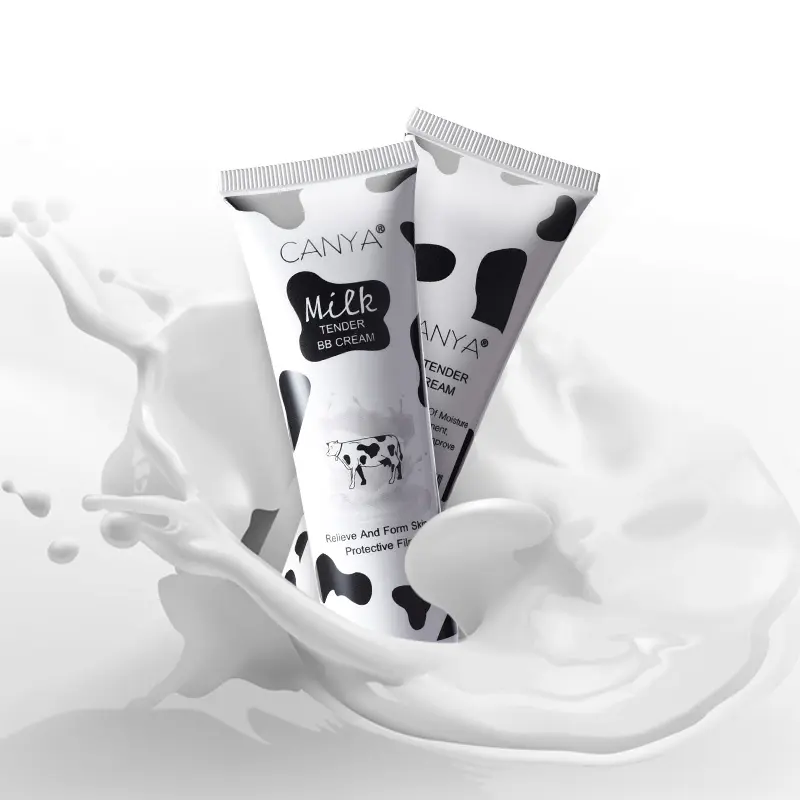 Milk Sunscreen BB Cream Moisturizing Waterproof Cosmetics Nude Natural Lasting 48h Foundation BB Cream Brightening Makeup