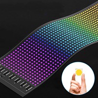 Pantalla Led suave Panel de matriz FPCB Mensaje de animación Desplazamiento Pantalla flexible